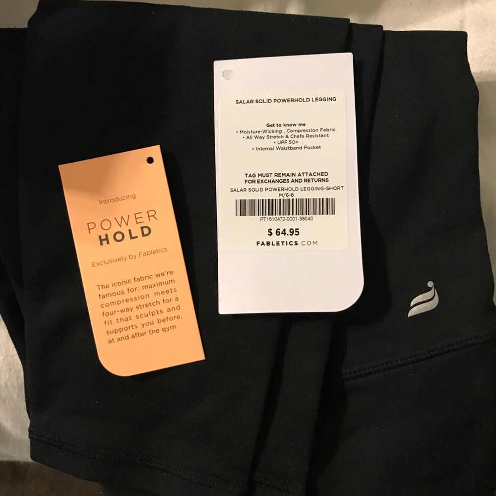 medium solid black powerhold leggings fabletics